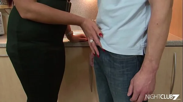 Kitchen sex with my busty StepMom!