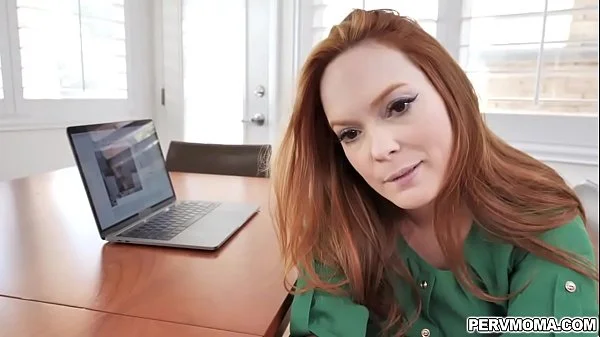 Busty redhead cougar Summer Hart is always ready to help her stepson including his sexual needs.