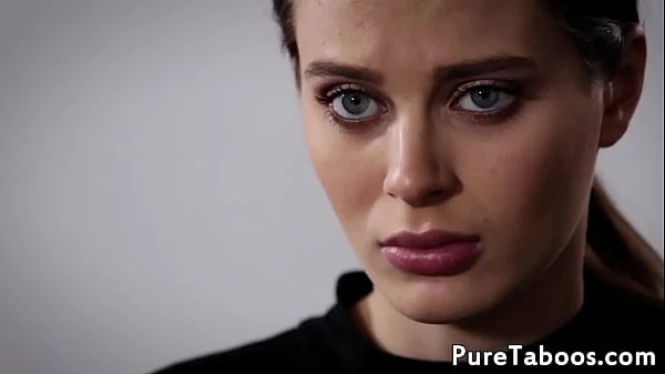 Amazing 19yo babe makes her stepdaddy cum