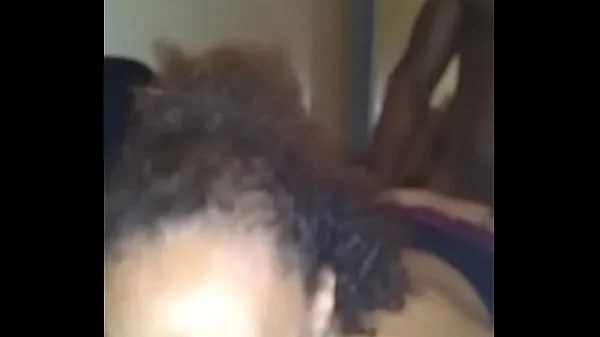 Freaky threesome interracial fuckfest, double blow jobs, doggy style and me licking pussy like a good lesbian slut