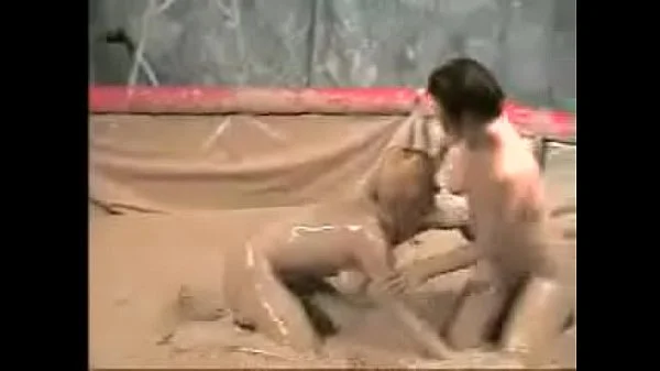Retro Mud Wrestling