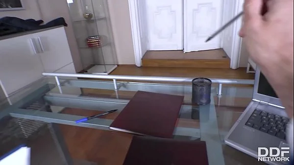 Hot Milf secretary Frida Sante's got a craving for big dick of her boss