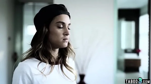 Stepbrother converting his lesbian teen stepsister