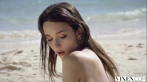 VIXEN Model Has Incredible Passionate Sex On The Beach