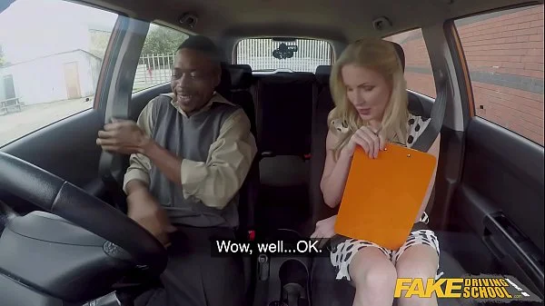 Fake Driving School Georgie Lyall gets a huge black dick in her pussy