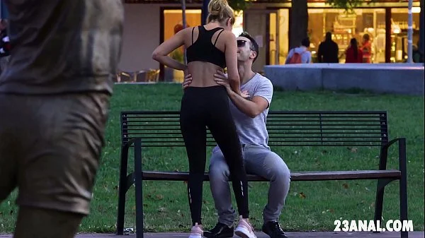 Passionate anal sex after jogging