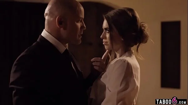 Young secretary in lingerie always pleases her boss