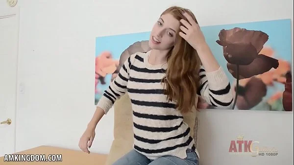 Alyce Anderson spreads her long legs wide open