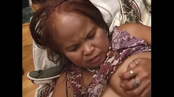 Man lifts Sarah leg high in the air and fucks her in a doggy style position