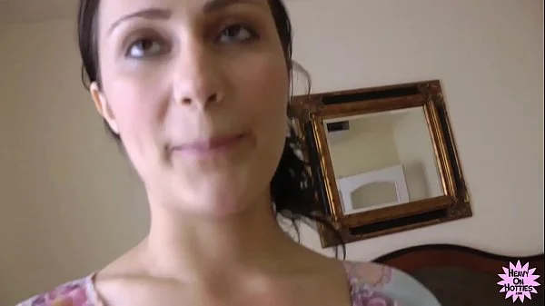 Pregnant Cutie Takes Titty Cumshot