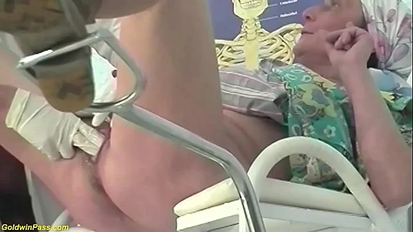 hairy 92 years old granny rough fisted by a doctor