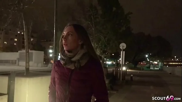 GERMAN SCOUT - Harter Anal Sex für schlankes Teen bei Casting