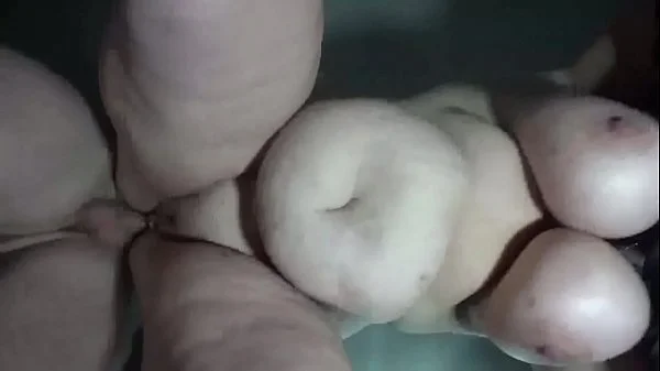 Huge swinging tits..bbw wife fucked..view from below compilation