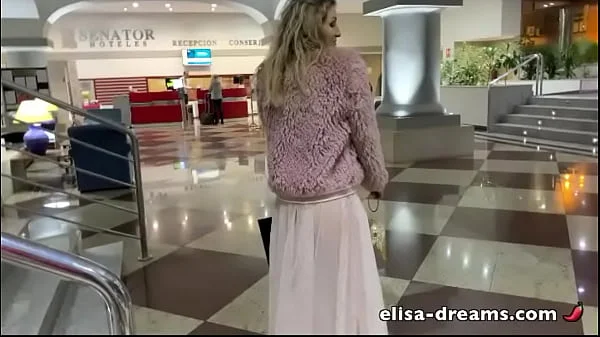 Flashing naked under my seethru outfit