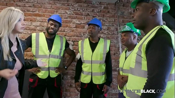 PrivateBlack - 5 Black Cock Gangbang With Nathaly Cherie!