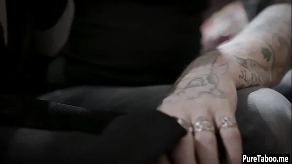 Tiny sad Asian teen cheated a boyfriend with his