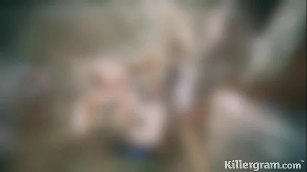 Slave sub slut Lissa Love is used by two hung studs and her mistress