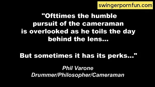 Happy Swinger Couples swap partners and a Surprise thank-you Blowjob for the Cameraman