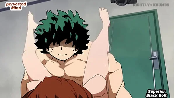 Midoriya fucks Uraraka (Boku no hero Academia HENTAI)