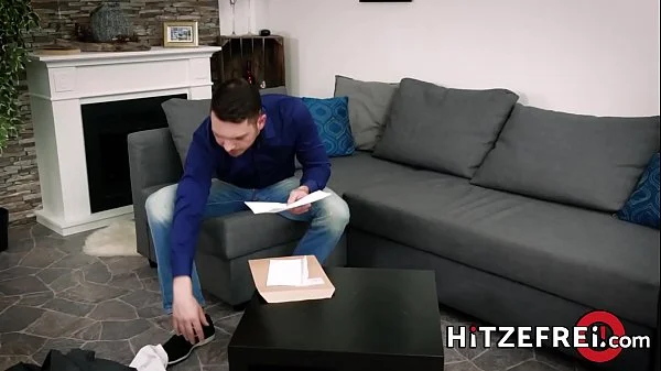 HITZEFREI Threesome with sexy big tit sex droid S.A.R.A