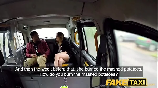 Fake Taxi Driver fucks abandoned girlfriends tight pussy and magic mouth