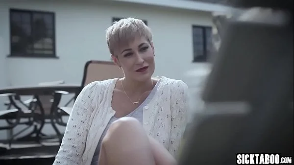 Petite blonde teen fucked by a guy in front of his wife