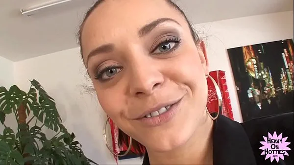 Brunette Gets Pounded On The Couch