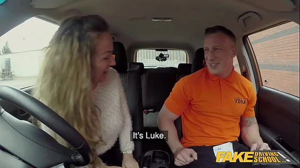 Fake Driving School Rookie instructor fucks Classy MILF