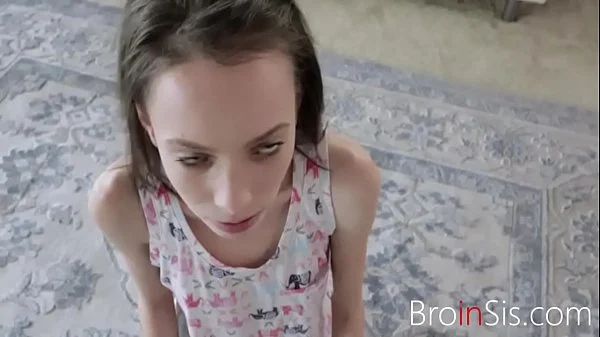 Stepsister lets stepBROTHER's cock slip inside in s.