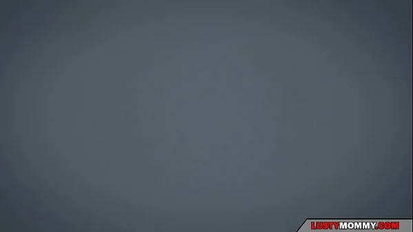 stepson makes exercise with his stepmom