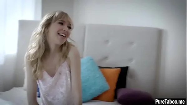 Lonely stepdad tricked into insane family threesome sex