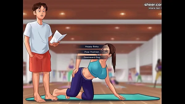 Gorgeous threesome with a horny milf l My sexiest gameplay moments l Summertime Saga[v0182] l Part 20