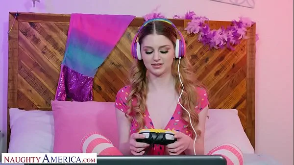 Naughty America - Bunny Colby fucks a lucky fan live in her stream