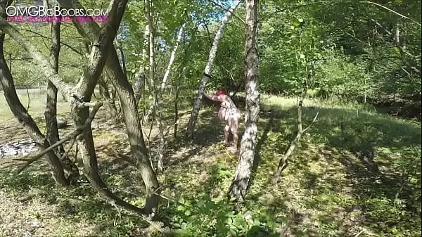 Outdoor BBW bondage POV
