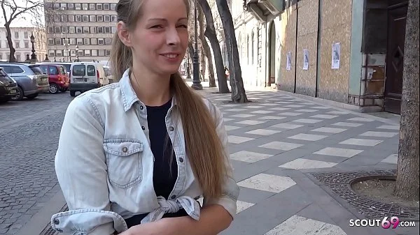 GERMAN SCOUT - CUTE TEEN KINUSKI TALK TO REAL LEG SHAKING ORGASM CASTING