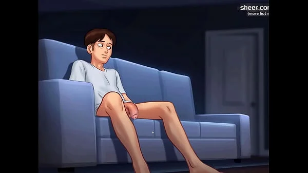 Hot blonde teen gets her petite and delicious pussy fucked and cummed inside l My sexiest gameplay moments l Summertime Saga[v0185] l Part 26