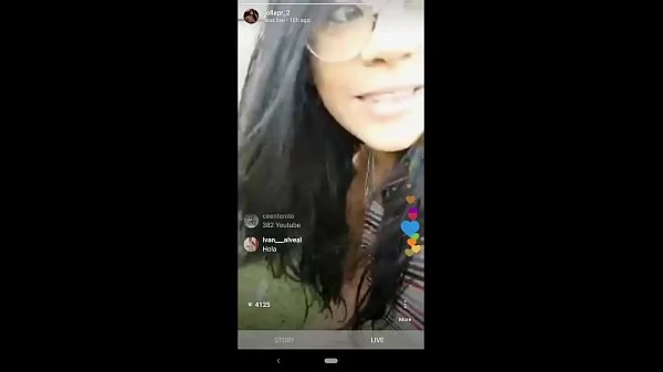 Husband surpirses IG influencer wife while she's live. Cums on her face.