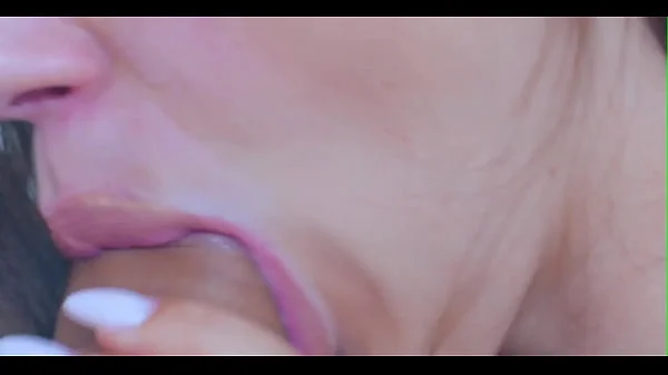 Sensual Blowjob and a Lot of Sperm-Close Up