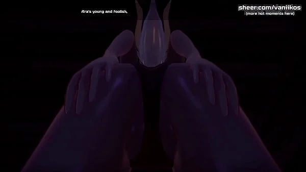 [1080p60fps]Hot anime elf teen gets a gorgeous titjob after sitting on our face with her delicious and petite pussy l My sexiest gameplay moments l Monster Girl Island