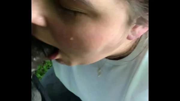 21yr old White Slut Cant Swallow The LOAD !!!