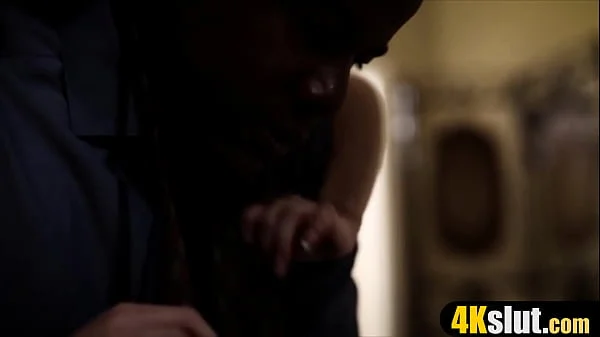 Petite Piper Perri gets impaled on a huge black dong