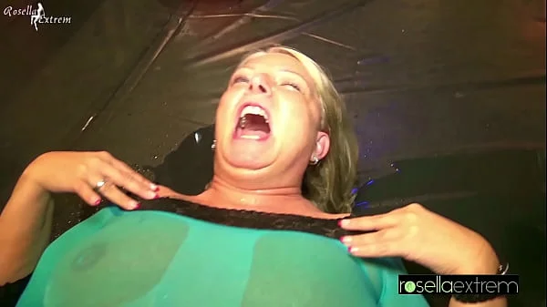 6 meter squirt world record of an Mistress! Pee and Pussy-Juice for me! Part 1