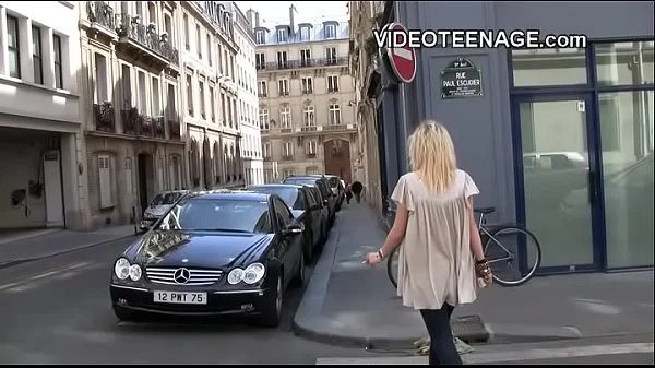 blonde teen does porn casting