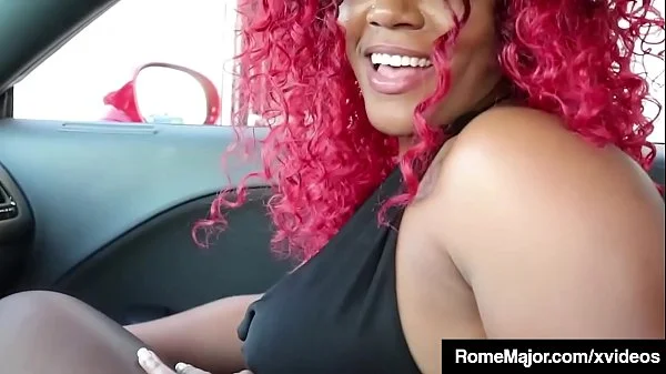 Black Booty Thick Red Gets Pounded By BBC Rome Major!