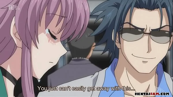 the with huge tits gets a public sex humiliation - hentai