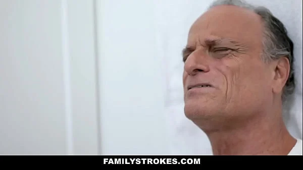 Big ass latina stepmom locks stepdad in bathroom to fuck stepson