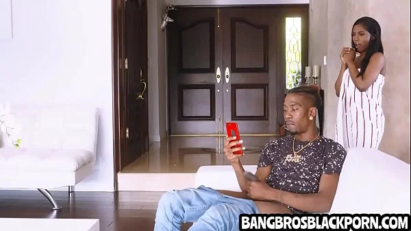 Hottest black teen gets spied on by her stepbro