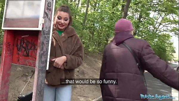 Public Agent Anna Polina gets her perfect boobs out for a fucking