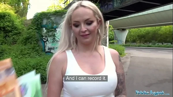 Public Agent Busty British Milf Louise Lee fucks in public