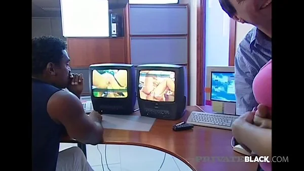 Private Black - Retro Fuck Fun With Blonde DPd By BBC & Bro!